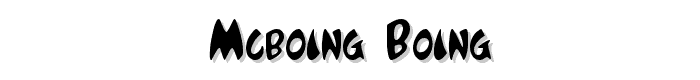 McBoing Boing font